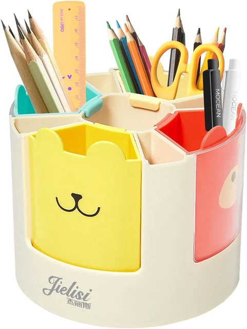 Organizer Scrivania Con Ricarica Wireless | Portapenne E Biglietti Da Visita | Design Moderno | Per Ufficio O Casa