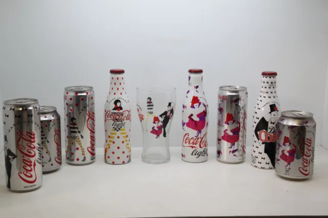 Lotto Di 5 Lattine, 3 Bottiglie E 1 Lente Collector Coca-Cola Marc Jacobs