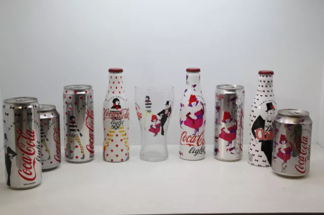 Lotto Di 5 Lattine, 3 Bottiglie E 1 Lente Collector Coca-Cola Marc Jacobs