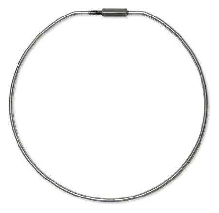 Lucky Line 79111 Key Ring, Round Ring Type, 11 In Ring Size, Silver