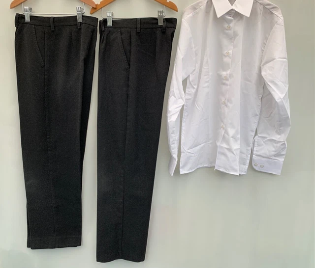 Pacchetto uniforme scuola ragazzi vestiti età 12 anni pantaloni camicia john lewis