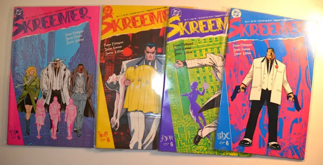 Skreemer Lot of 4 #2,3,4,6 DC Comics (1989) VF/NM 1st Print Comic Books