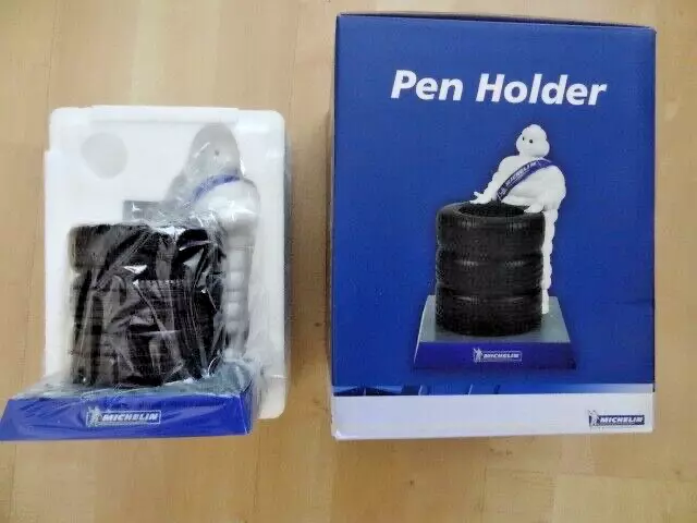 Michelin Tire man doll Bibendum figure pen holder stand   Limited Collectible