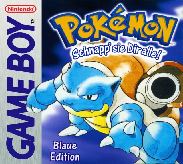 Pokemon Blaue Edition Ersatzbox Gameboy Box