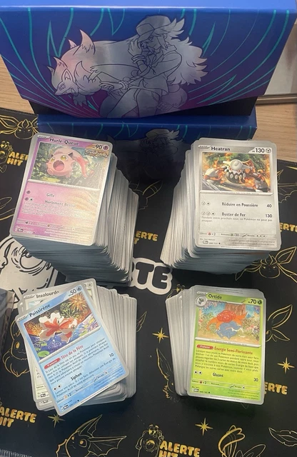 Lot De 56 Cartes Françaises Officielles – 5 Brillantes + 1 Ultra Rare V/EX – Sans Doublon Ni énergie – Cadeau Enfant