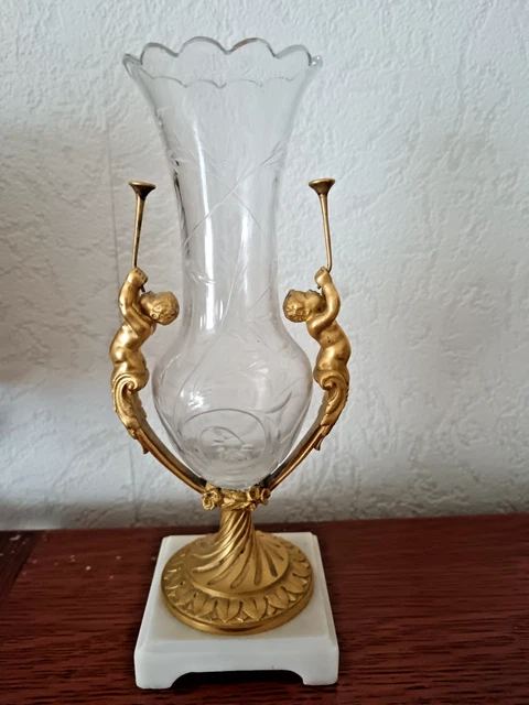 Vase soliflore en cristal de Saint Louis - Verres cristal st louis