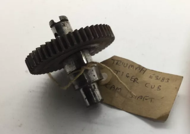 Triumph tiger cub camshaft and drive pinion