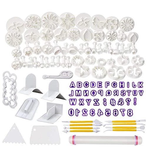 114 Pcs Cake Decorating Tools Fondant Cake Baking Decorating Sugar