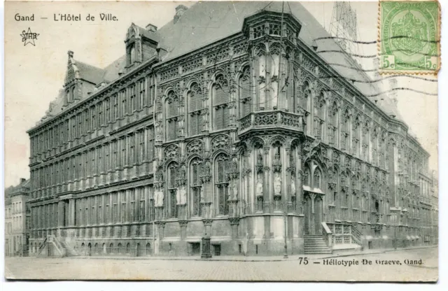 CPA - Carte Postale - Belgique - Gand - L'Hôtel de Ville (I10549)