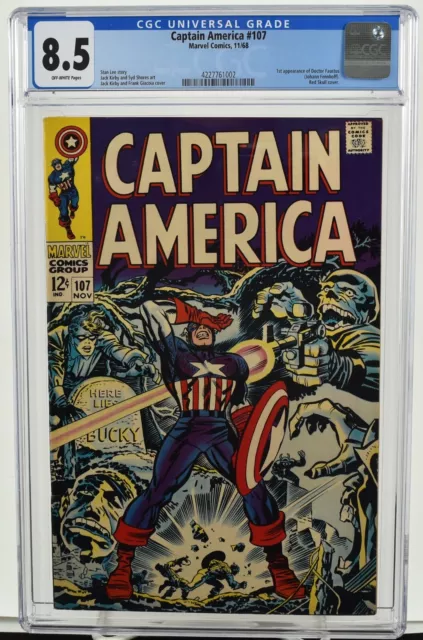 Captain America #107 CGC 8.5 (1968) 1st Appearance Doctor Faustus Marvel Comics