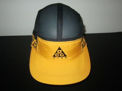 NIKE PANEL Aw84 Acg Cap Blue/Orange/Yellow Run Hat Adjustable Rare Model EUR 75,00 - PicClick FR