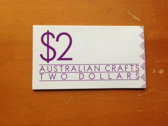 1988 Australian Crafts $2 Stamp Booklet