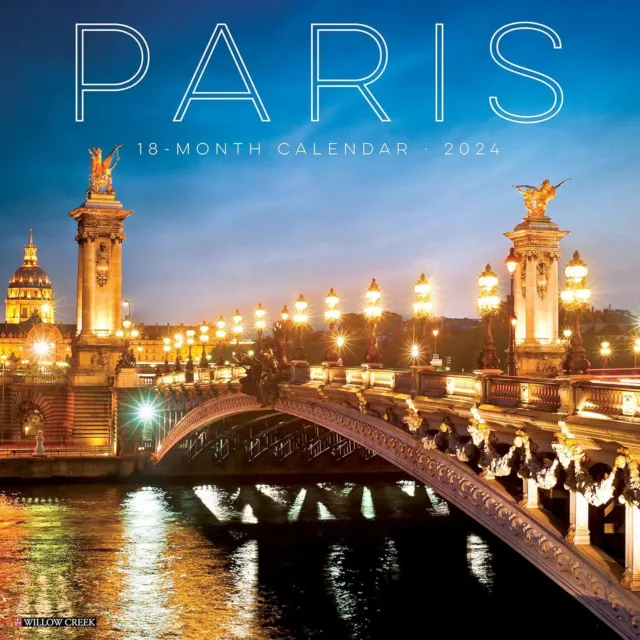 Parigi - 2024 Calendario da Parete - Nuovo - 34811