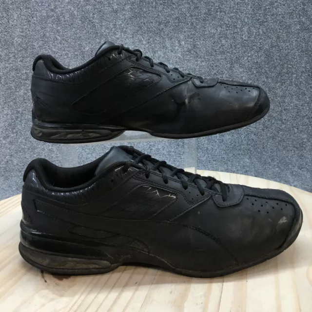 Puma Shoes Mens 12 Tazon 6 Fracture Athletic Running Sneakers Black Lace Up