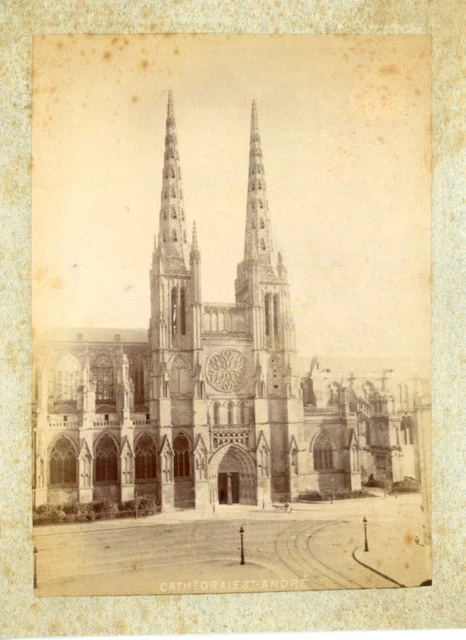 Tirage Albuminé Vintage – Bordeaux, Porte De Bourgogne, Gironde – Circa 1880 – Format 10x15 Cm