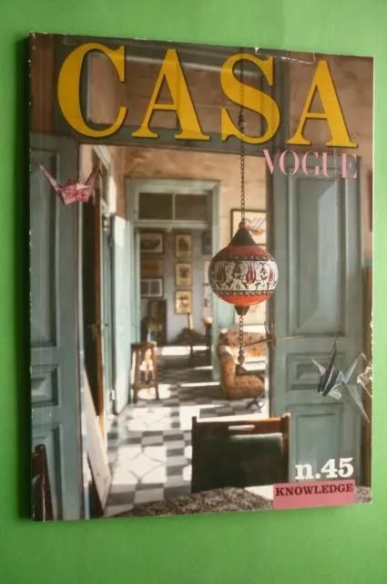 Vogue Italie Casa 788 Avril 2016 Knowledge N.45 Supplément Magazine