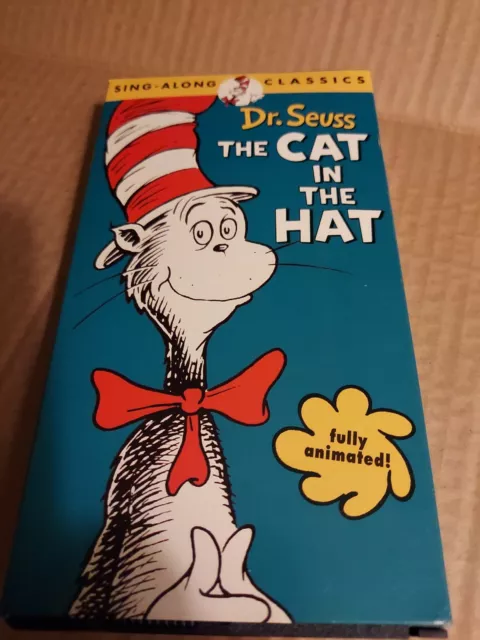 Vintage Dr Seuss The Cat In The Hat Sing Along Classics Vhs