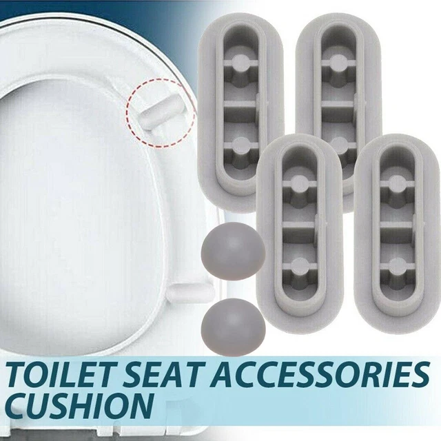 Set cuscini sedile copertura superiore cuscino ricambio sedile WC 6 pz ABS + TPE