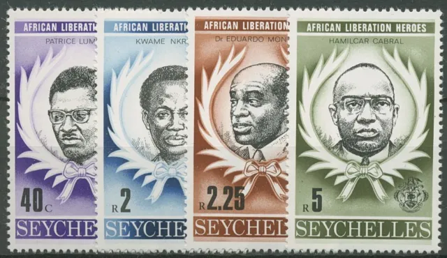 Seychellen 1979 Helden der Befreiung Afrikas 435/38 postfrisch