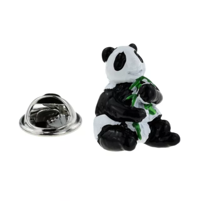 Black & White Panda Lapel Pin Badge X2AJTP872