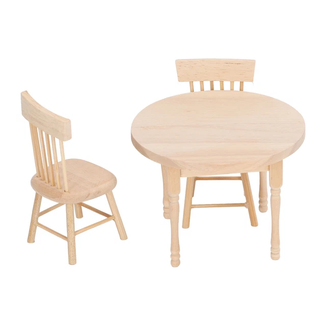 Dollhouse Dining Set 1:12 Scale Miniature Dining Set Retro Design Doll House