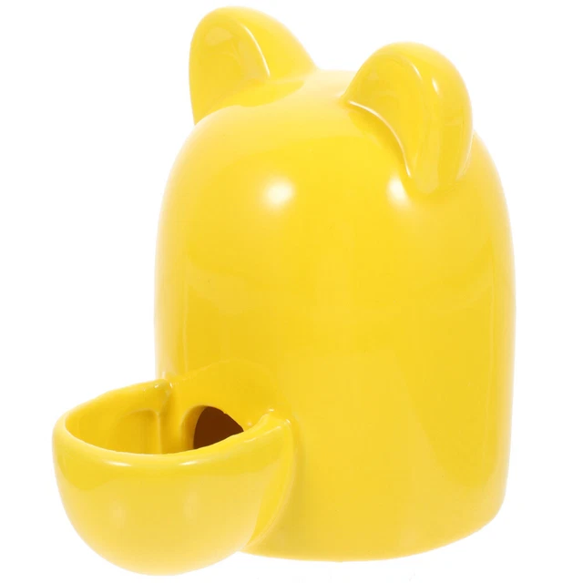 Cuenco de conejillos de indias Chinchilla Waterer hámster cuenco de comida cuenco