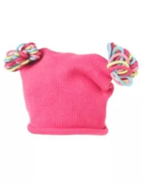 Gymboree Snow Friends Pink Pom Pom Sweater Hat 0 3 6 12 18 24 Nwt