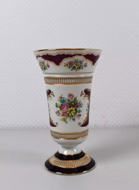 RAR Tischvase Porzellanvase Blumenvase von Klaus Cutik aus Küps PK Krone 18,5 cm