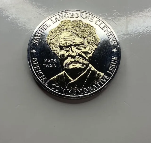 National Historic Mint Double Eagle Commemorative Coin Samuel Langhorne Clemens