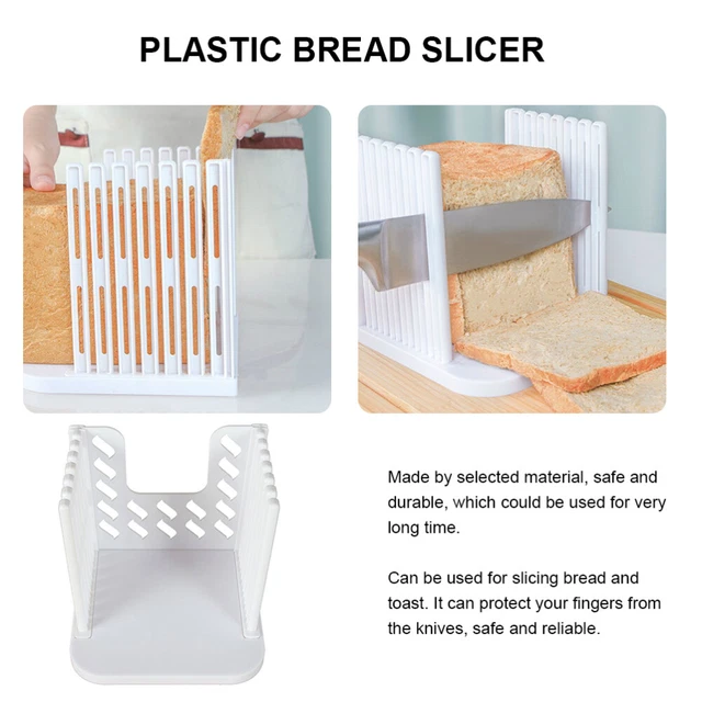 FONDANT BREAD SLICER With Crumbs Tray Baby Shower Cake Folding Bread