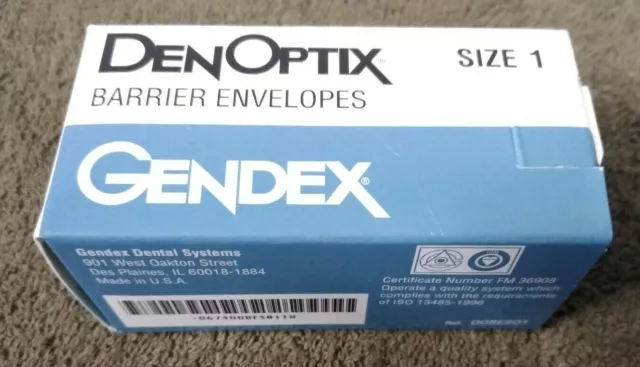 QTY : 100 NOUVELLES enveloppes barrière Gendex Denoptix taille 1 imagerie numérique DOBESO1