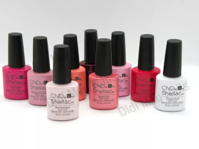 CND Shellac 0.5 oz / 15 mL .5oz UV/LED LARGE SIZE Choose One NEW