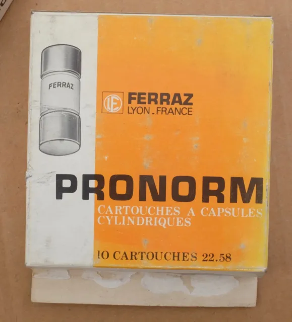 FERRAZ PRONORM 421 CP Cartouche à capsules 22X58 aM 125A 400V boite de 10
