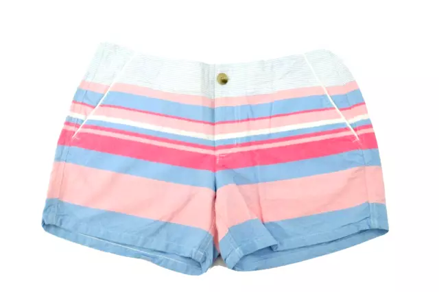 COLUMBIA PFG Women's Solar Fade Shorts Hiking / Fishing SIZE 6 Blue Pink Striped