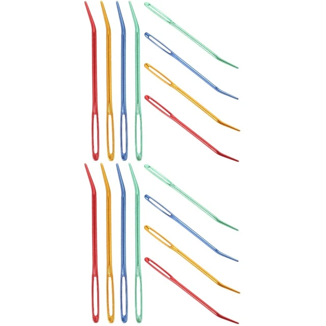16 pcs Multi-function Large-Eye Blunt Needles Compact Darning Needles Household