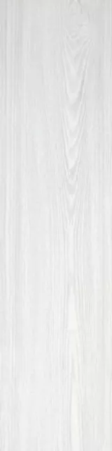 Evans White 9x47 Porcelain Floor Wall Tile Washed Wood Plank (CUT PIECE SAMPLE)