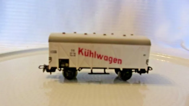 HO Scale Märklin #307 Box Car Goods Wagon Kuhlwagen, White, Vintage 1953