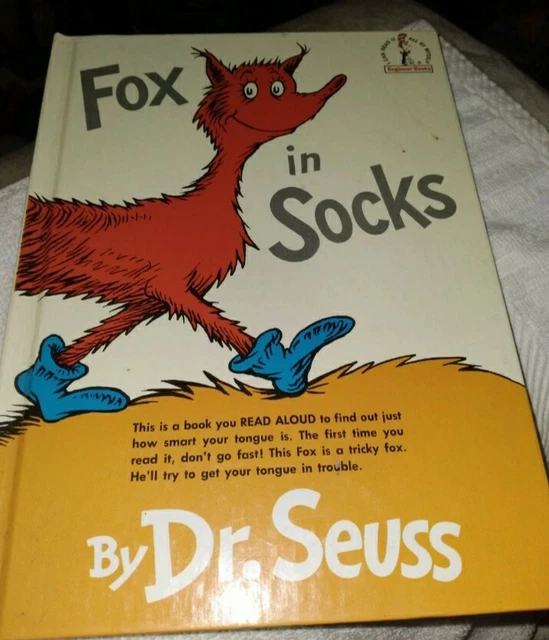 DR. SEUSS &FOX In Socks" 1965 Beginner Books Vintage Preowned 24.00
