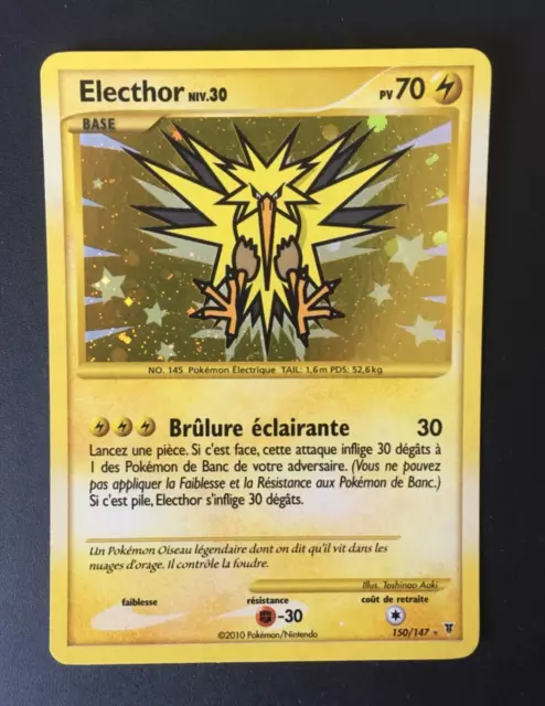 Carte pokémon Electhor 150/147 Holo Secrète Platine Vainqueurs Suprêmes