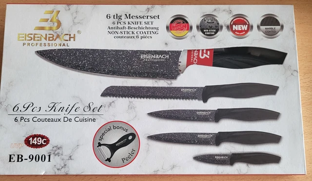 Ensembles de Couteaux de Cuisine, 15 Set Couteau Cuisine en Acier