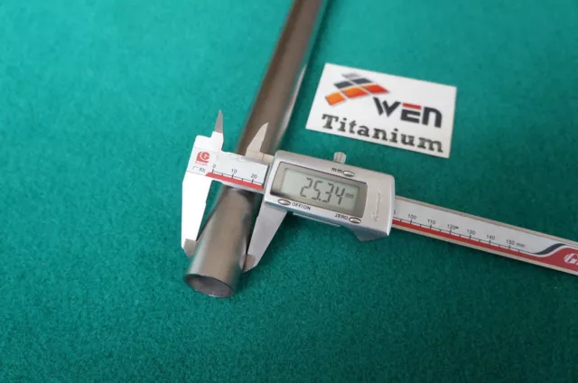 Titanium Grade 9 Tube ( OD 1" x .047" x 59" ) Metal Pipe 1 in Round Tubing