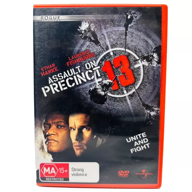 Assault On Precinct 13 DVD Movie Region 2 4 PAL Action Crime Thriller Ethan Hawk