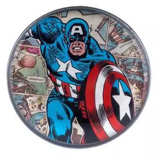 Marvel Comics Captain America Figure Drawer Dresser Knob