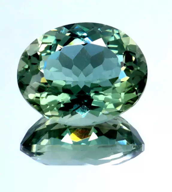 13.35 CT Certifié Naturel Rare Demantoid Grenade Coupe Ovale Desseré Gemme