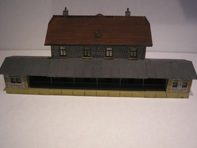 Oo Railway Station With Platform Out Buildings Waiting Room