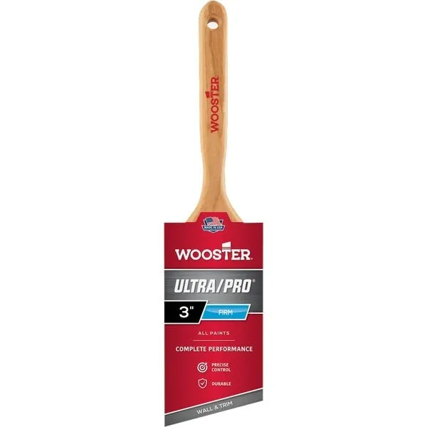 6-Wooster Ultra/Pro Firm 3 In. Lindbeck Angle Sash Paint Brush Model: 4174-3