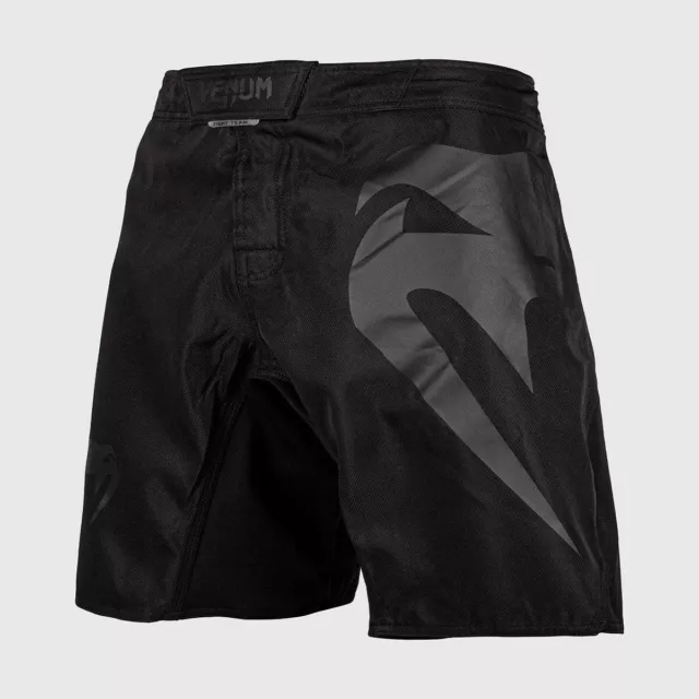 Venum Light 3.0 MMA Fight Shorts - Black/Black