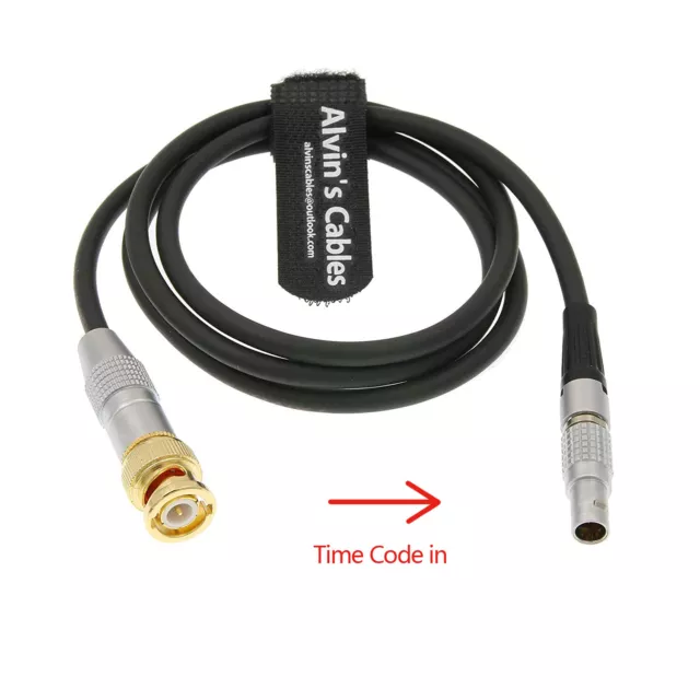 BNC auf 5 Pin Stecker TIME Code Kabel für ARRI Alexa Mini Sound Devices ZAXCOM