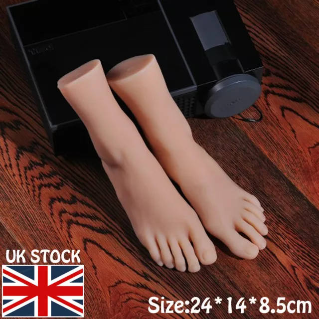 Female Silicone Fake Foot, 22Cm Simulation Mannequin Foot with