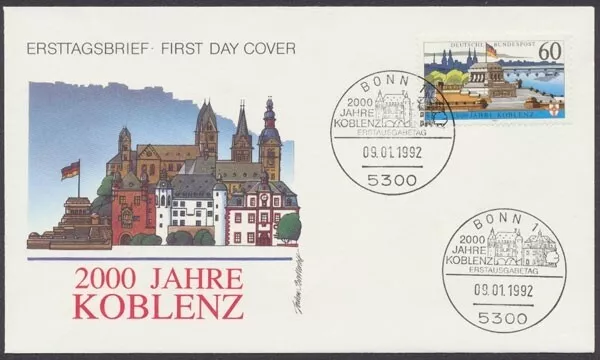 Deutschland (BRD), MiNr. 1583 x, ESST Bonn, FDC - 694207